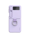 Etui Nillkin CamShield Silky Silicone Samsung Galaxy Z Flip 4 violet
