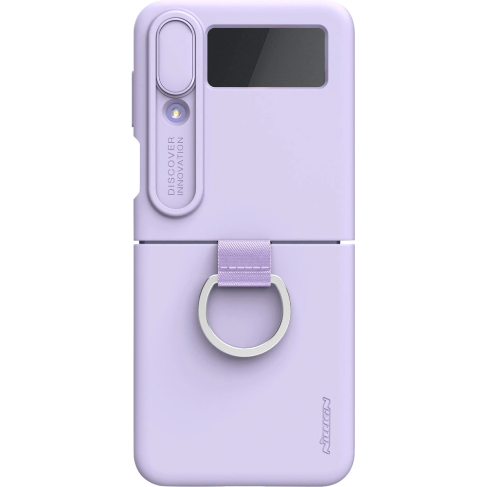 Hurtownia GSM - Etui Nillkin CamShield Silky Silicone Samsung Galaxy Z Flip 4 fialové - NLK1041 - {ean13} - Hurt