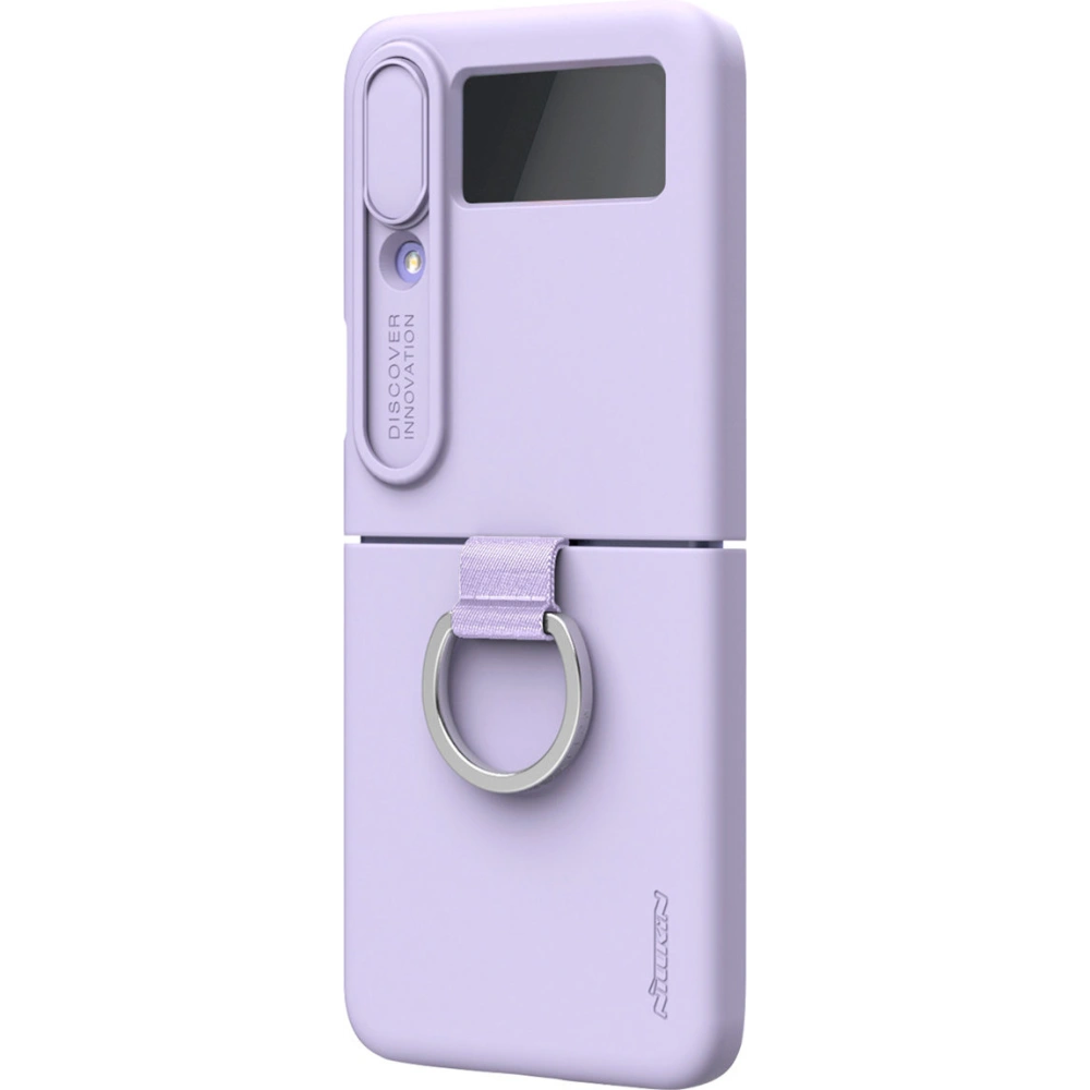 Hurtownia GSM - Etui Nillkin CamShield Silky Silicone Samsung Galaxy Z Flip 4 fialové - NLK1041 - {ean13} - Hurt