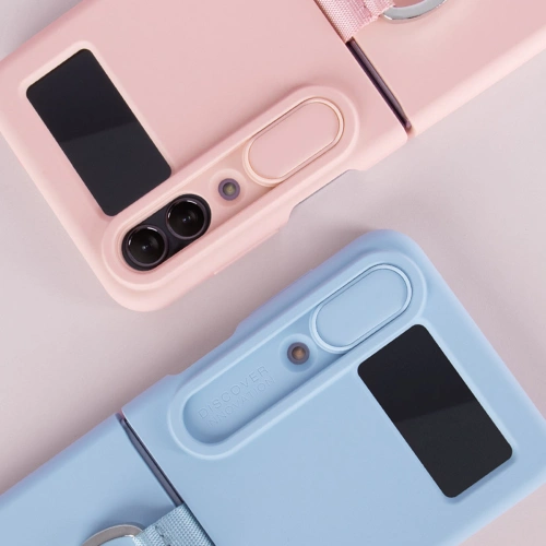 Etui Nillkin CamShield Silky Silicone Samsung Galaxy Z Flip 4 fioletowe