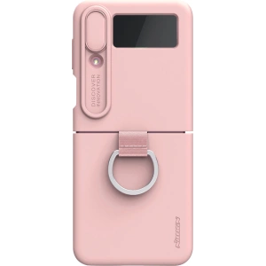 Wholesale Case Nillkin CamShield Silky Silicone Samsung Galaxy Z Flip 4 peach - NLK1042 - {ean13} - Hurt