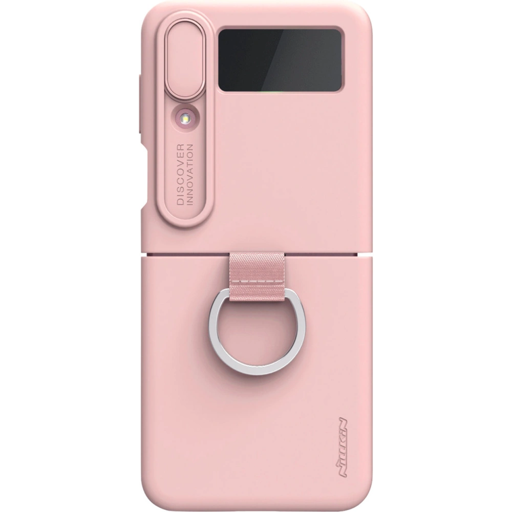 Hurtownia GSM - Etui Nillkin CamShield Silky Silicone Samsung Galaxy Z Flip 4 őszibarack színű - NLK1042 - {ean13} - Hurt