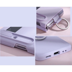 Wholesale Case Nillkin CamShield Silky Silicone Samsung Galaxy Z Flip 4 peach - NLK1042 - {ean13} - Hurt