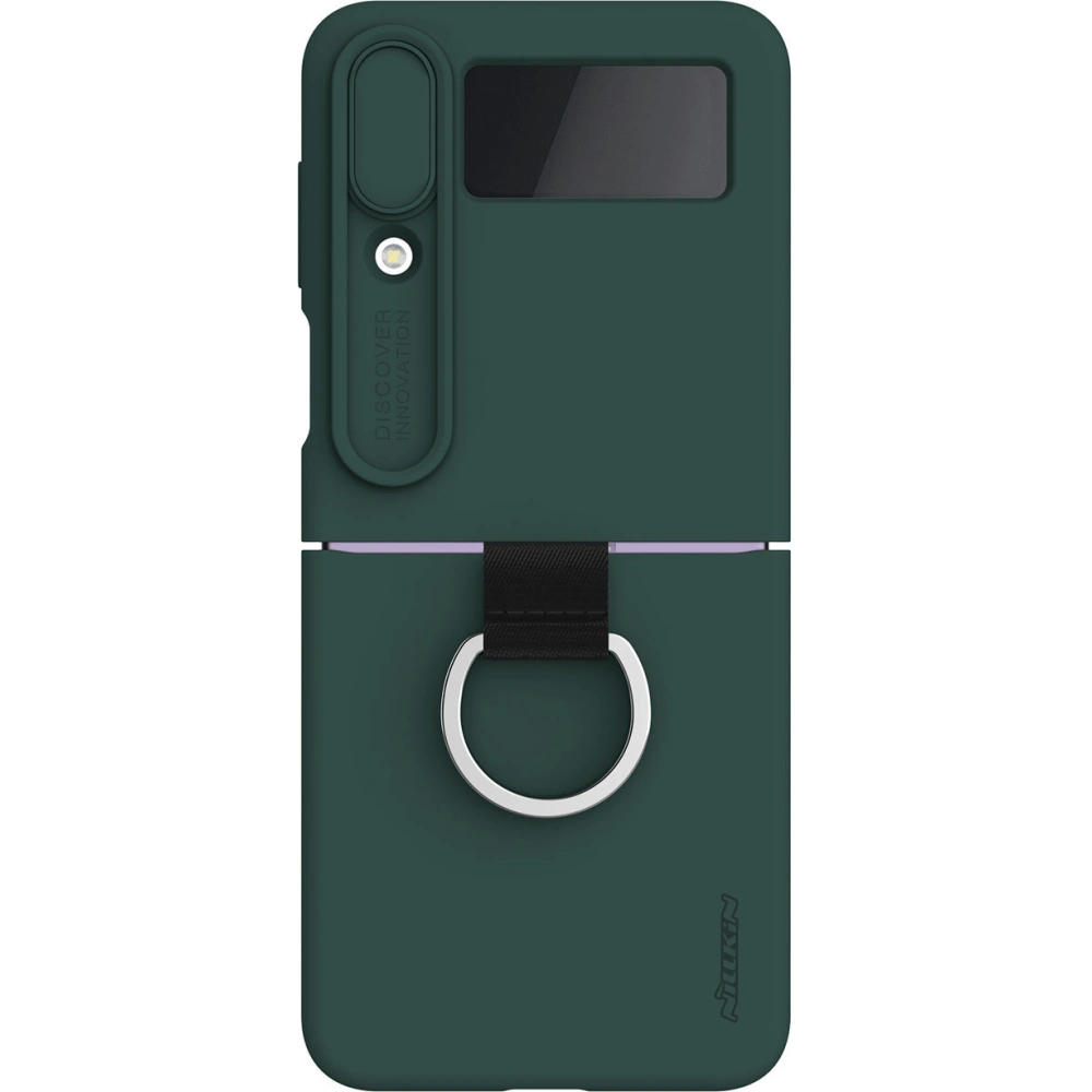 Hurtownia GSM - Etui Nillkin CamShield Silky Silicone Samsung Galaxy Z Flip 4 zelené - NLK1043 - {ean13} - Hurt