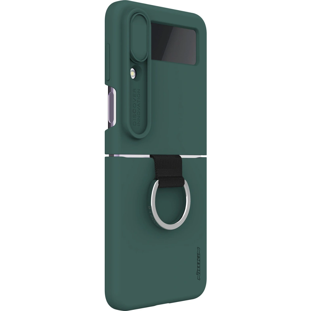 Hurtownia GSM - Etui Nillkin CamShield Silky Silicone Samsung Galaxy Z Flip 4 zelené - NLK1043 - {ean13} - Hurt