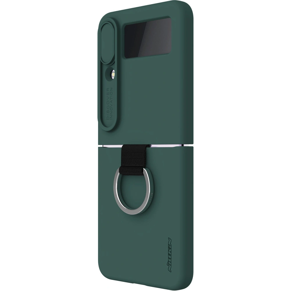 Hurtownia GSM - Etui Nillkin CamShield Silky Silicone Samsung Galaxy Z Flip 4 zelené - NLK1043 - {ean13} - Hurt
