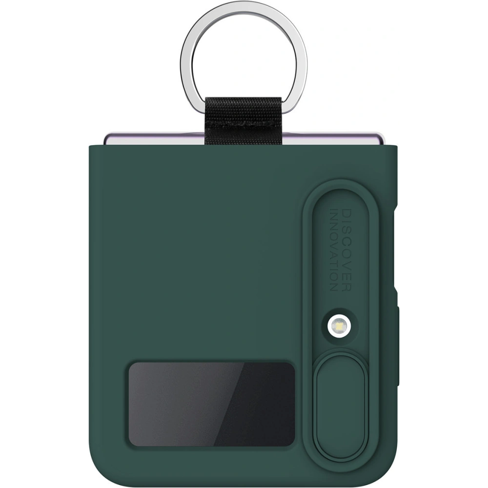 Hurtownia GSM - Etui Nillkin CamShield Silky Silicone Samsung Galaxy Z Flip 4 zelené - NLK1043 - {ean13} - Hurt