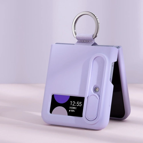 Etui Nillkin CamShield Silky Silicone Samsung Galaxy Z Flip 4 zielone