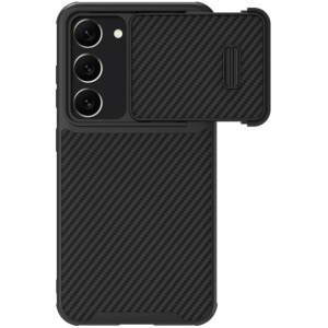 Samsung Galaxy S23 Plus case black NILLKIN SYNTHETIC FIBER S