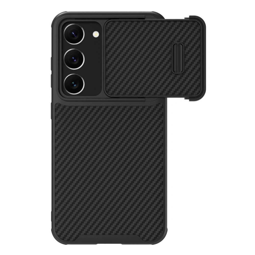 Hurtownia GSM - Etui Nillkin Fiber Sintetic S Samsung Galaxy S23+ Plus negru - NLK1045 - {ean13} - Hurt