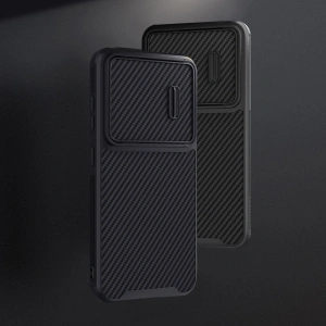 Hurtownia GSM - Etui Nillkin Fiber Sintetic S Samsung Galaxy S23+ Plus negru - NLK1045 - {ean13} - Hurt