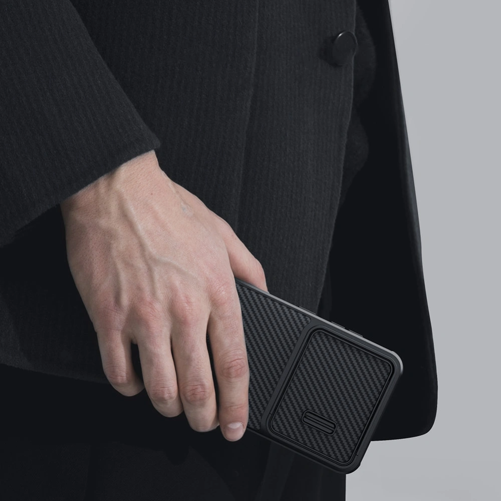 Hurtownia GSM - Etui Nillkin Fiber Sintetic S Samsung Galaxy S23+ Plus negru - NLK1045 - {ean13} - Hurt