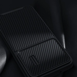 Hurtownia GSM - Etui Nillkin Fiber Sintetic S Samsung Galaxy S23+ Plus negru - NLK1045 - {ean13} - Hurt