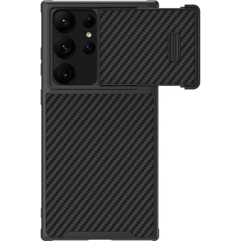 Hurtownia GSM - Etui Nillkin szintetikus szál S Samsung Galaxy S23 Ultra fekete - NLK1046 - {ean13} - Hurt
