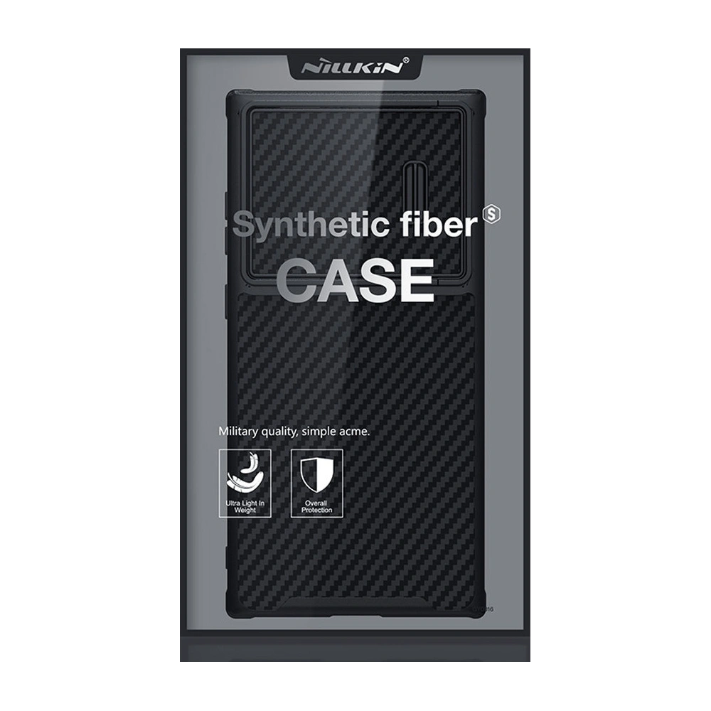 Hurtownia GSM - Etui Nillkin Fibre Sintetic S Samsung Galaxy S23 Ultra negre - NLK1046 - {ean13} - Hurt