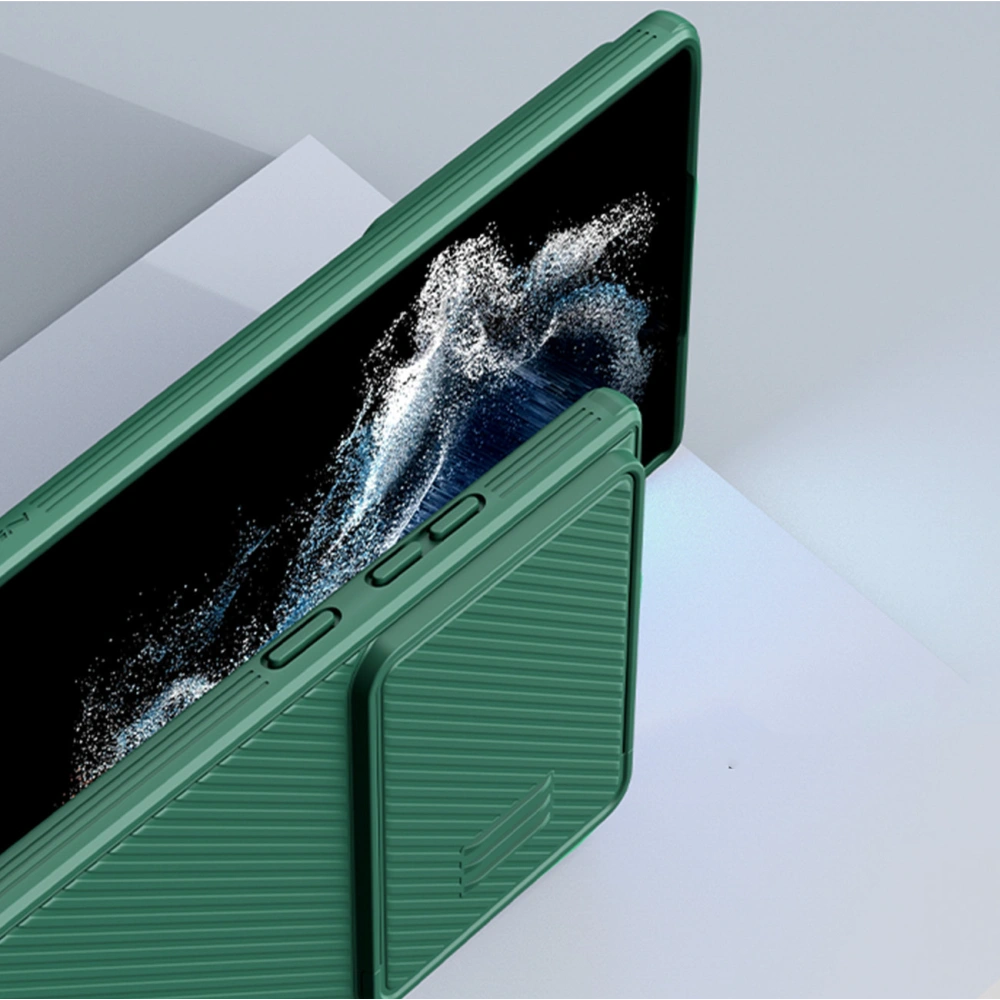 Hurtownia GSM - Etui Nillkin CamShield S Samsung Galaxy S23 Ultra verde - NLK1047 - {ean13} - Hurt