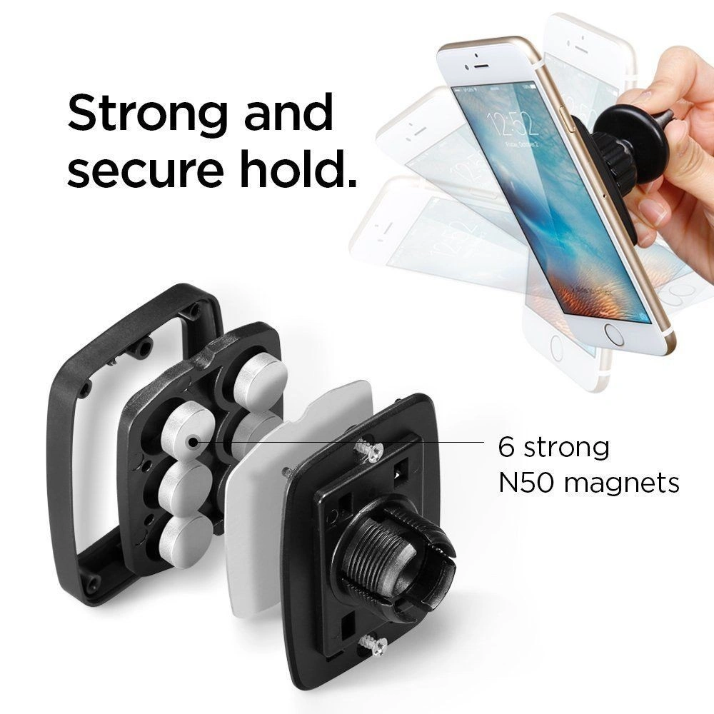 Wholesale Spigen H12 Air Vent Magnetic Car Mount Holder - SPN571 - {ean13} - Hurt