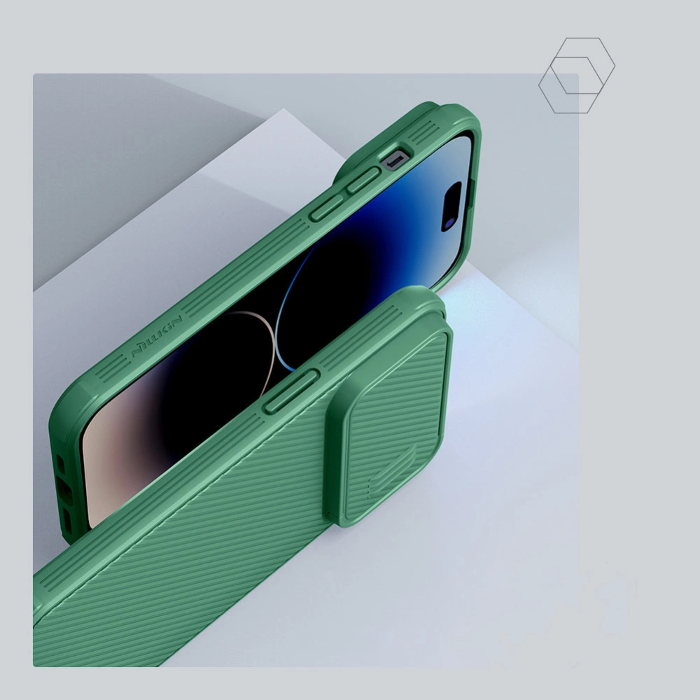 Hurtownia GSM - Etui Nillkin CamShield S Apple iPhone 14 Pro Max zelené - NLK1050 - {ean13} - Hurt