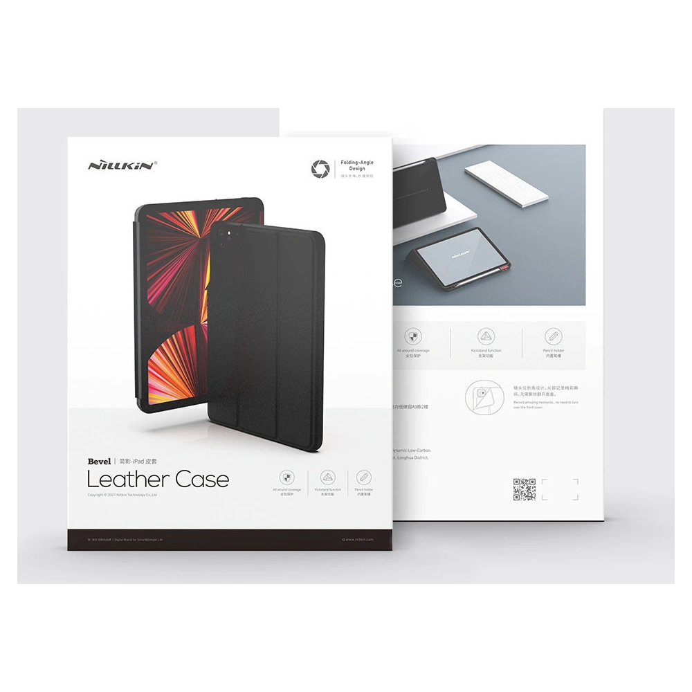 Hurtownia GSM - Etui Nillkin Bevel Leather Apple iPad 10.9 2022 (10. generace) černé - NLK1056 - {ean13} - Hurt