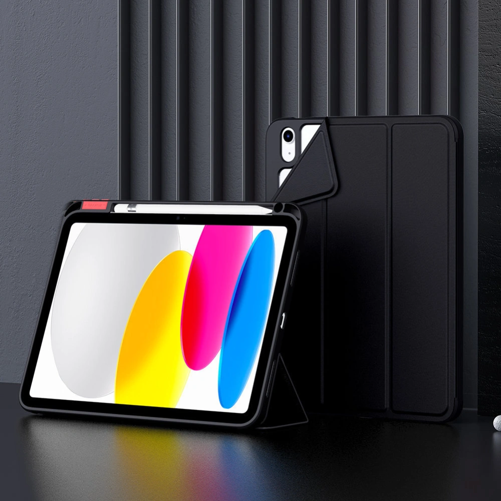 Hurtownia GSM - Etui Nillkin Bevel Leather Apple iPad 10.9 2022 (10. generációs) fekete - NLK1056 - {ean13} - Hurt
