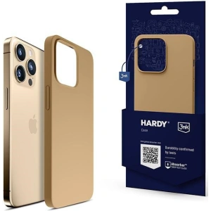 Etui 3MK Hardy Case MagSafe Apple iPhone 13 Pro złoty/gold