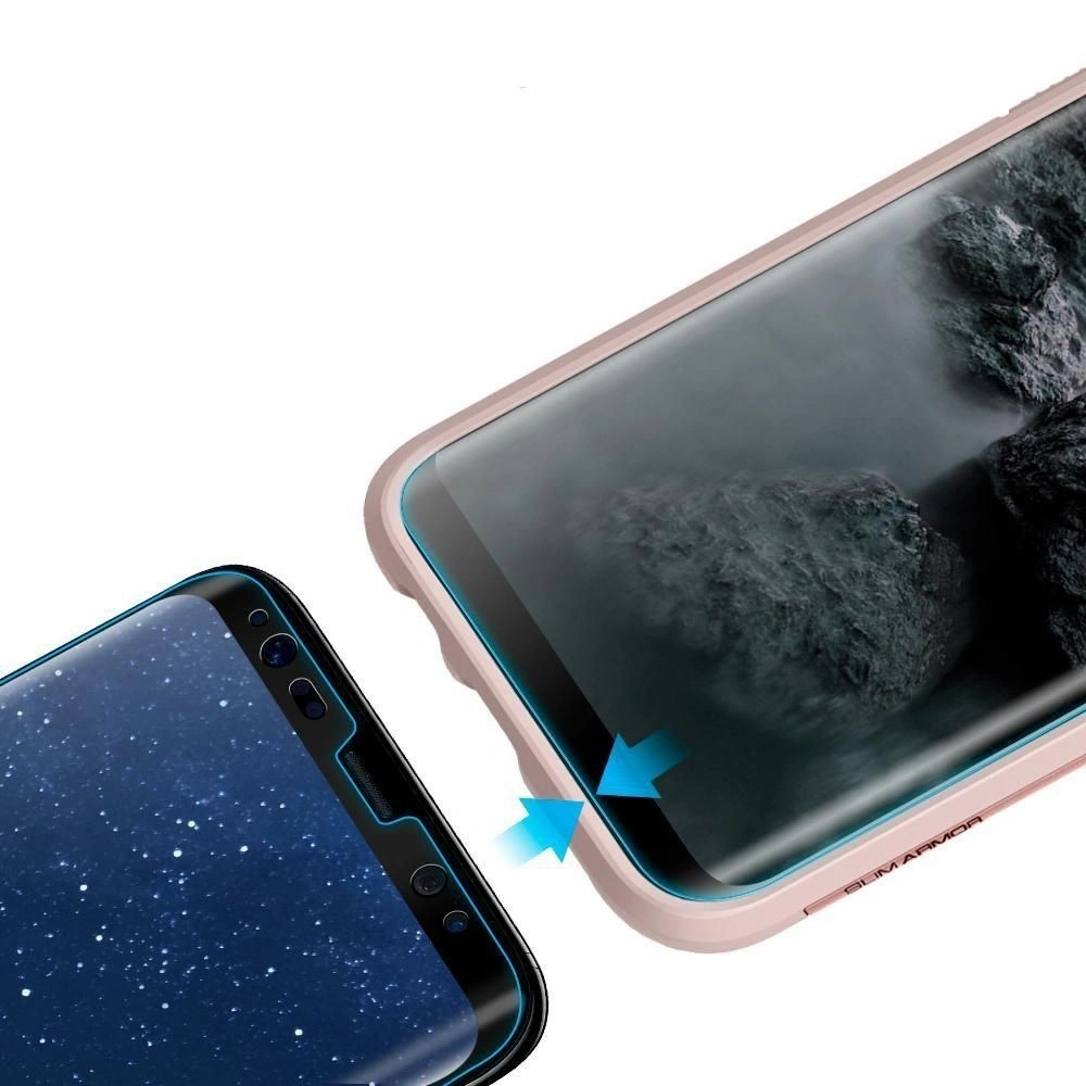 Hurtownia GSM - Spigen Sticlă temperată GLAS.tR Caz Friendly Galaxy S9+ Plus Negru - SPN583 - {ean13} - Hurt