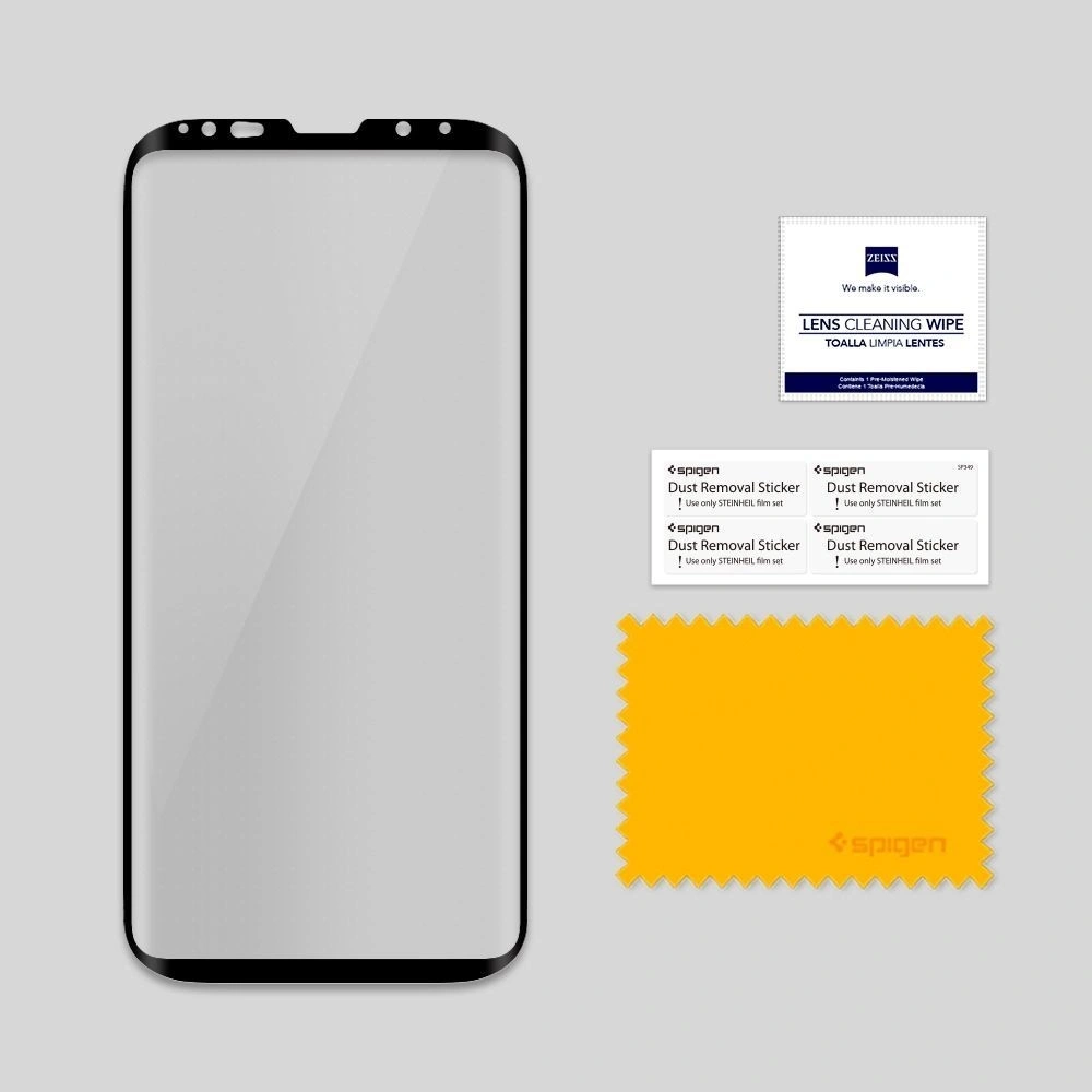Hurtownia GSM - Spigen Sticlă temperată GLAS.tR Caz Friendly Galaxy S9+ Plus Negru - SPN583 - {ean13} - Hurt