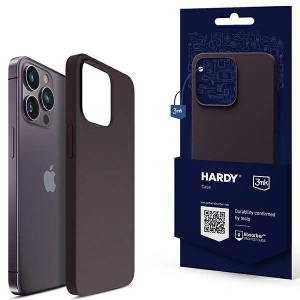 Etui 3MK Hardy Case MagSafe Apple iPhone 14 Pro Max fioletowy/deep purple