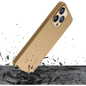Etui 3MK Hardy Case MagSafe Apple iPhone 14 Pro Max złoty/gold
