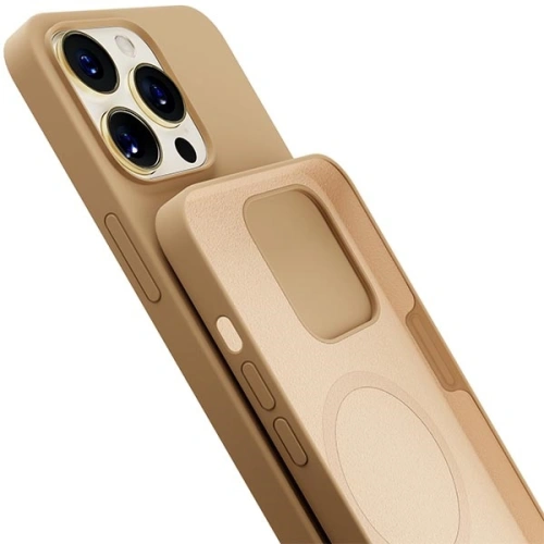 Etui 3MK Hardy Case MagSafe Apple iPhone 14 Pro Max złoty/gold