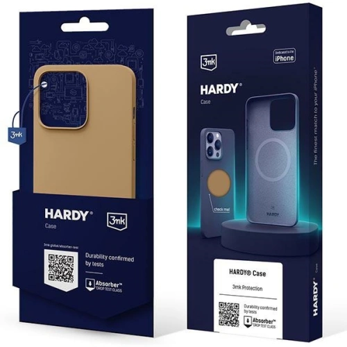 Etui 3MK Hardy Case MagSafe Apple iPhone 14 Pro Max złoty/gold