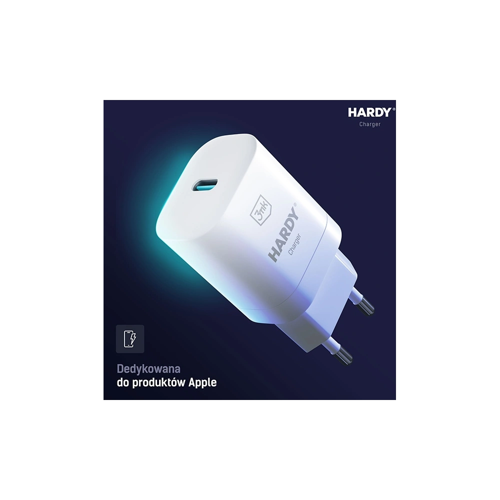 Hurtownia GSM - Netzteil 3MK Hardy GaN Charger für Apple 33W Power Delivery USB-C - 3MK4699 - {ean13} - Hurt
