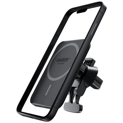 Uchwyt samochodowy z ładowaniem bezprzewodowym dla Apple MagSafe 3MK Hardy MagCharger 15W