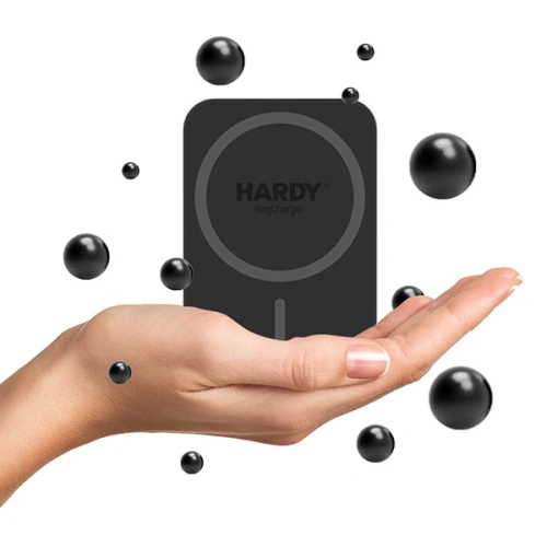 Uchwyt samochodowy z ładowaniem bezprzewodowym dla Apple MagSafe 3MK Hardy MagCharger 15W