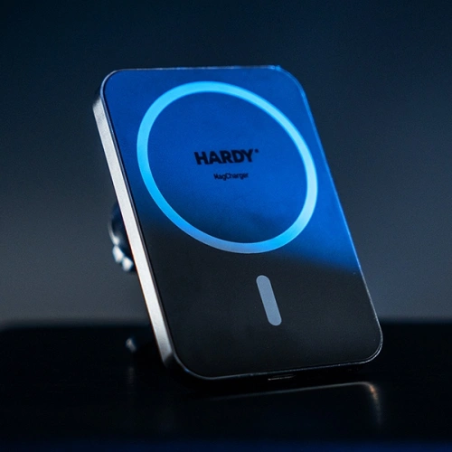 Uchwyt samochodowy z ładowaniem bezprzewodowym dla Apple MagSafe 3MK Hardy MagCharger 15W