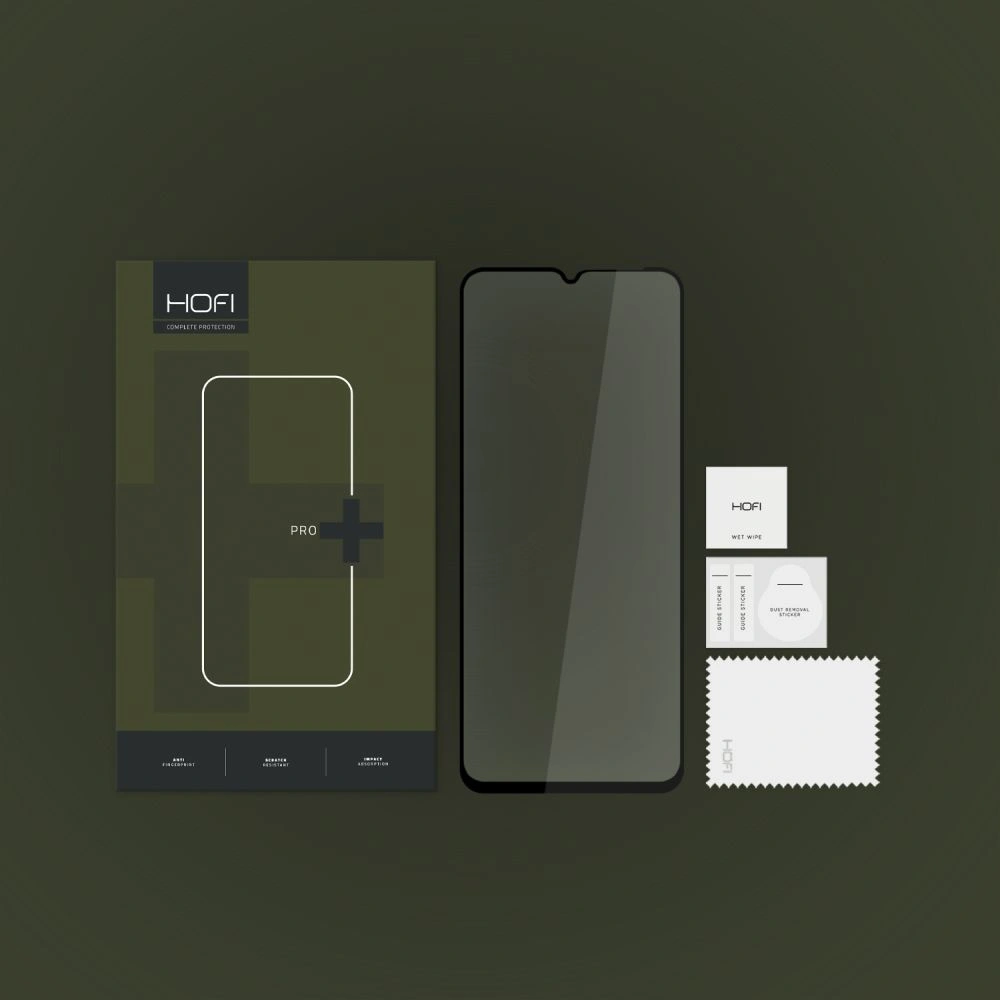 Hurtownia GSM - Edzett üveg Hofi Glass Pro+ Xiaomi Redmi 12C Fekete - HOFI349 - {ean13} - Hurt