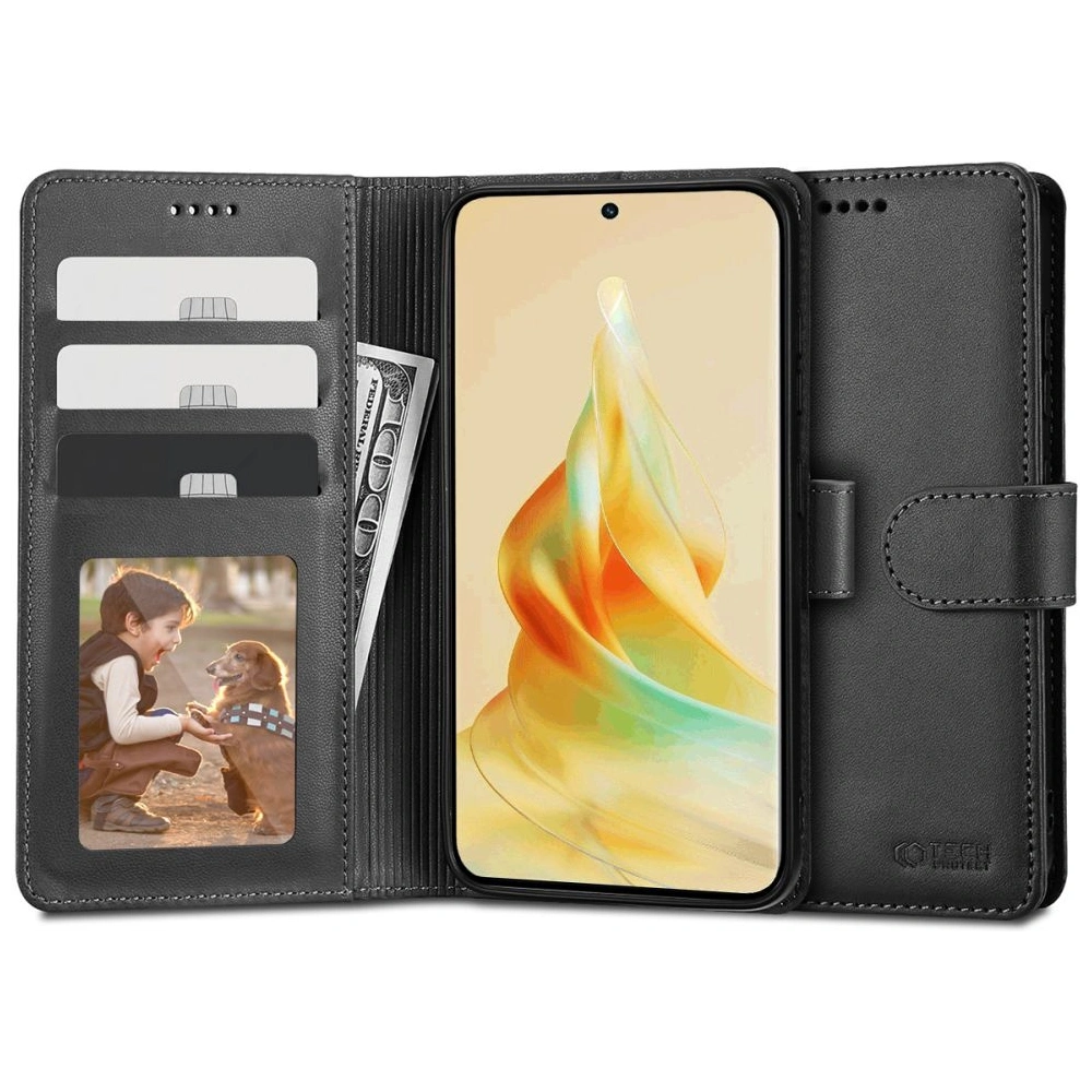Hurtownia GSM - Etui Tech-Protect Wallet Oppo Reno 8T Fekete - THP1868 - {ean13} - Hurt