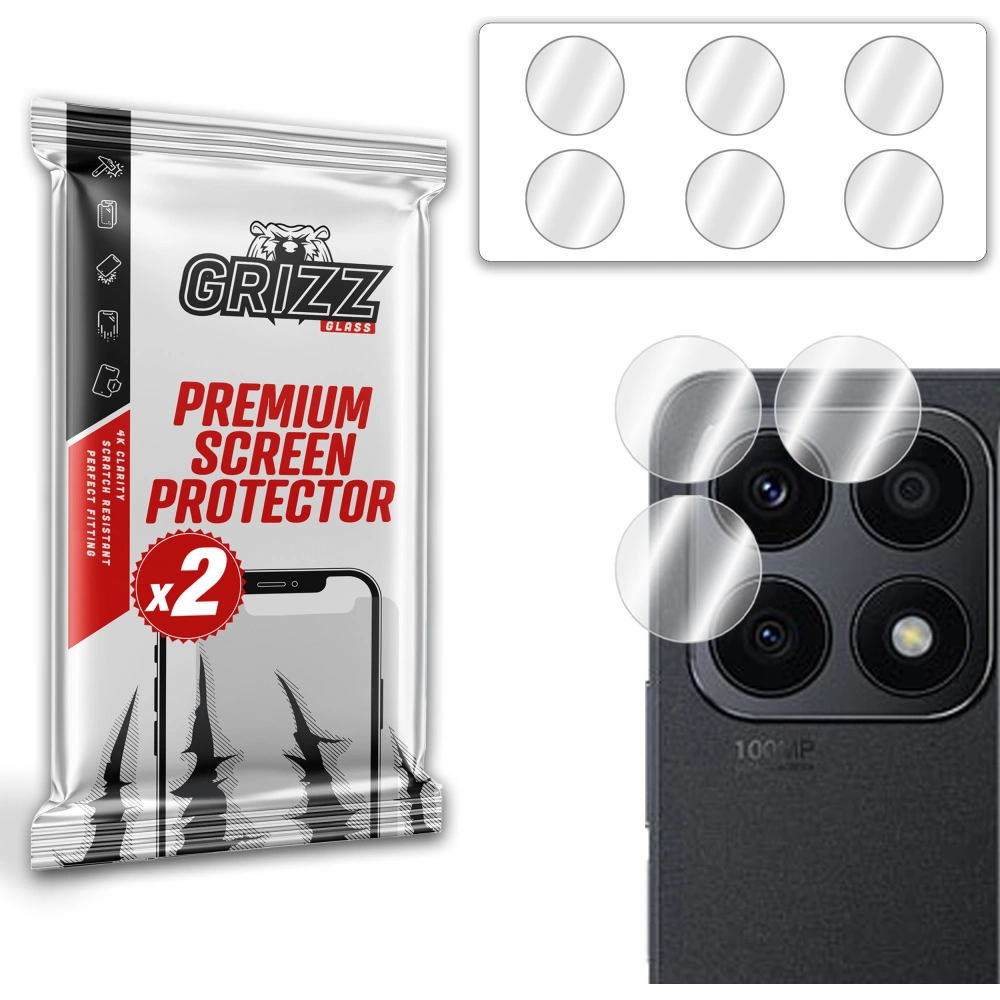 Hurtownia GSM - Üveg a GrizzGlass HybridGlass fényképezőhöz Honor X8a-hoz - GRZ4315 - {ean13} - Hurt
