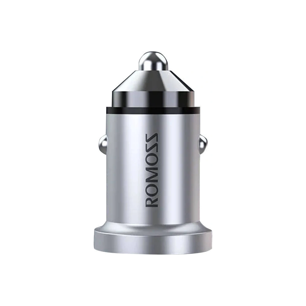 Hurtownia GSM - Auto nabíječka Romoss AU420T, USB-C + USB, PD + QC 20W (stříbrná) - ROM48 - {ean13} - Hurt