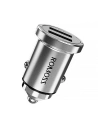 Automobilní nabíječka Romoss AT24D, 2x USB, 24W (stříbrná)