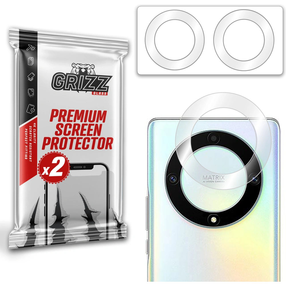 Hurtownia GSM - Szklo a fényképezőgéphez GrizzGlass HybridGlass Camera a Honor Magic5 Lite-hoz - GRZ4348 - {ean13} - Hurt