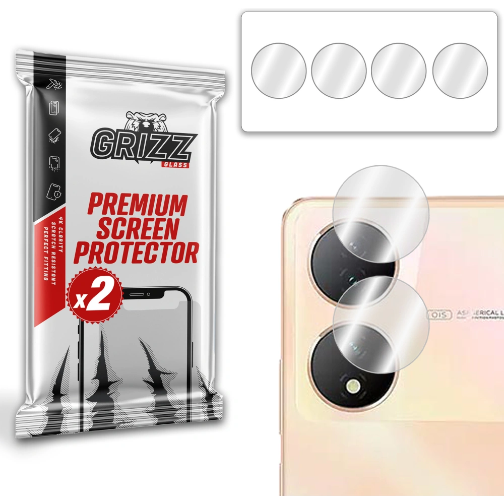 Wholesale GrizzGlass HybridGlass Camera glass vivo Y100 - GRZ4350 - {ean13} - Hurt
