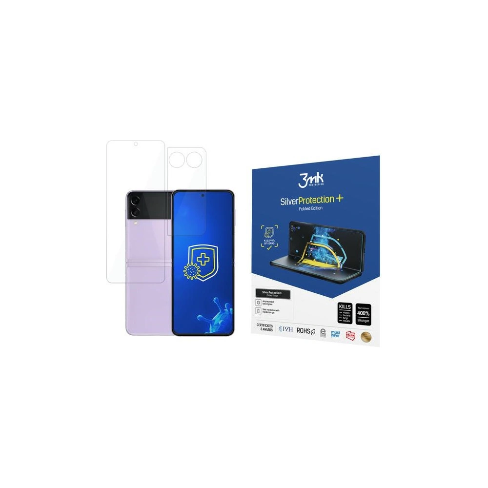 Hurtownia GSM - [OUTLET] Antimikrobiális védőfólia 3MK Silver Protect+ Hajlított Kiadás Samsung Galaxy Z Flip 3 5G - OT-486 - {ean13} - Hurt