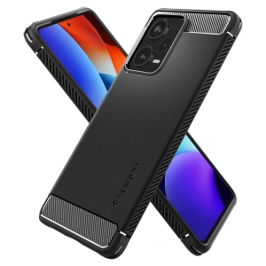 Hurtownia GSM - Etui Spigen Rugged Armor Xiaomi Redmi Note 12 Pro+ Plus 5G Matt Fekete - SPN2827 - {ean13} - Hurt