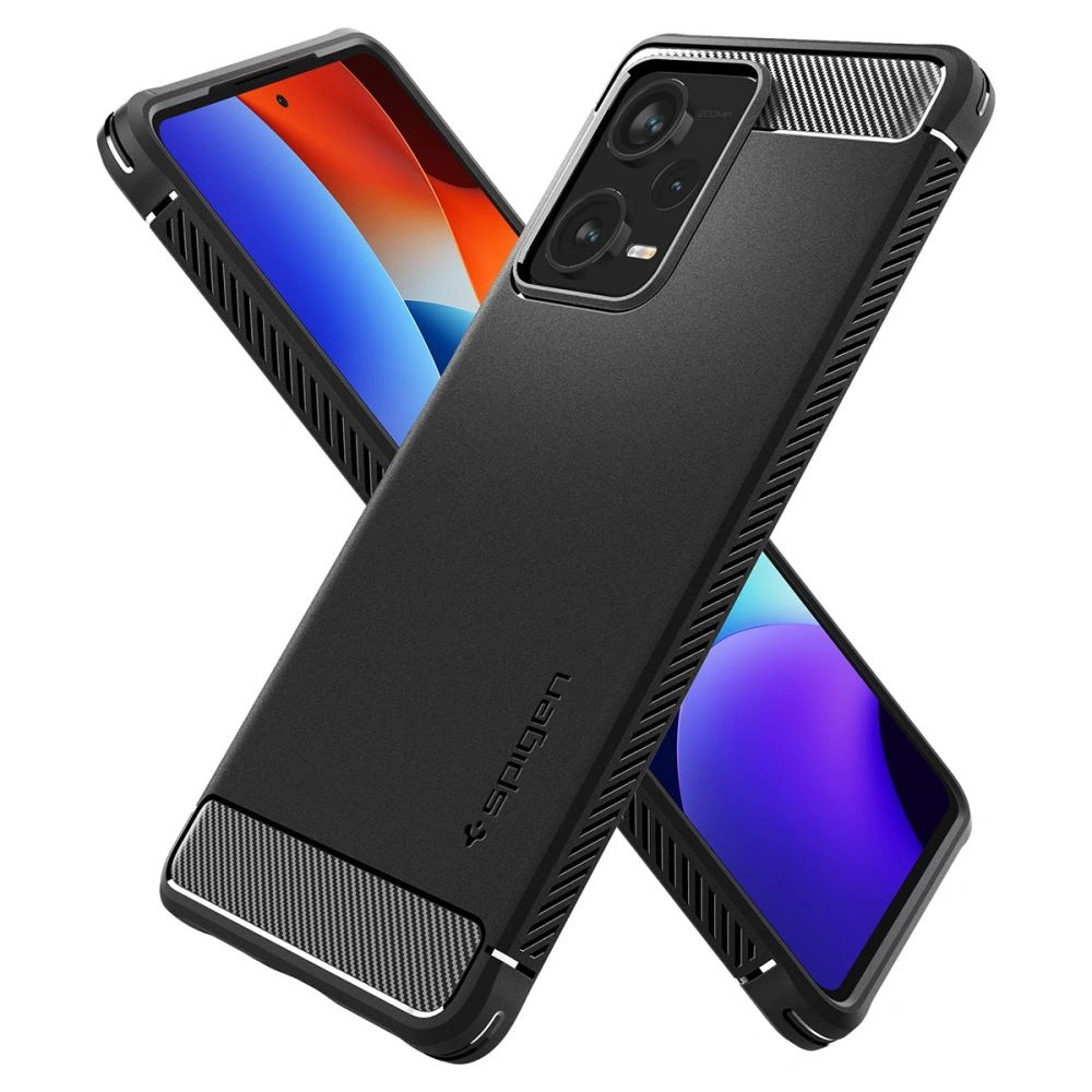Hurtownia GSM - Etui Spigen Rugged Armor Xiaomi Redmi Note 12 Pro+ Plus 5G Matná Černá - SPN2827 - {ean13} - Hurt