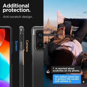 Hurtownia GSM - Etui Spigen Rugged Armor Xiaomi Redmi Note 12 Pro+ Plus 5G Matt Fekete - SPN2827 - {ean13} - Hurt