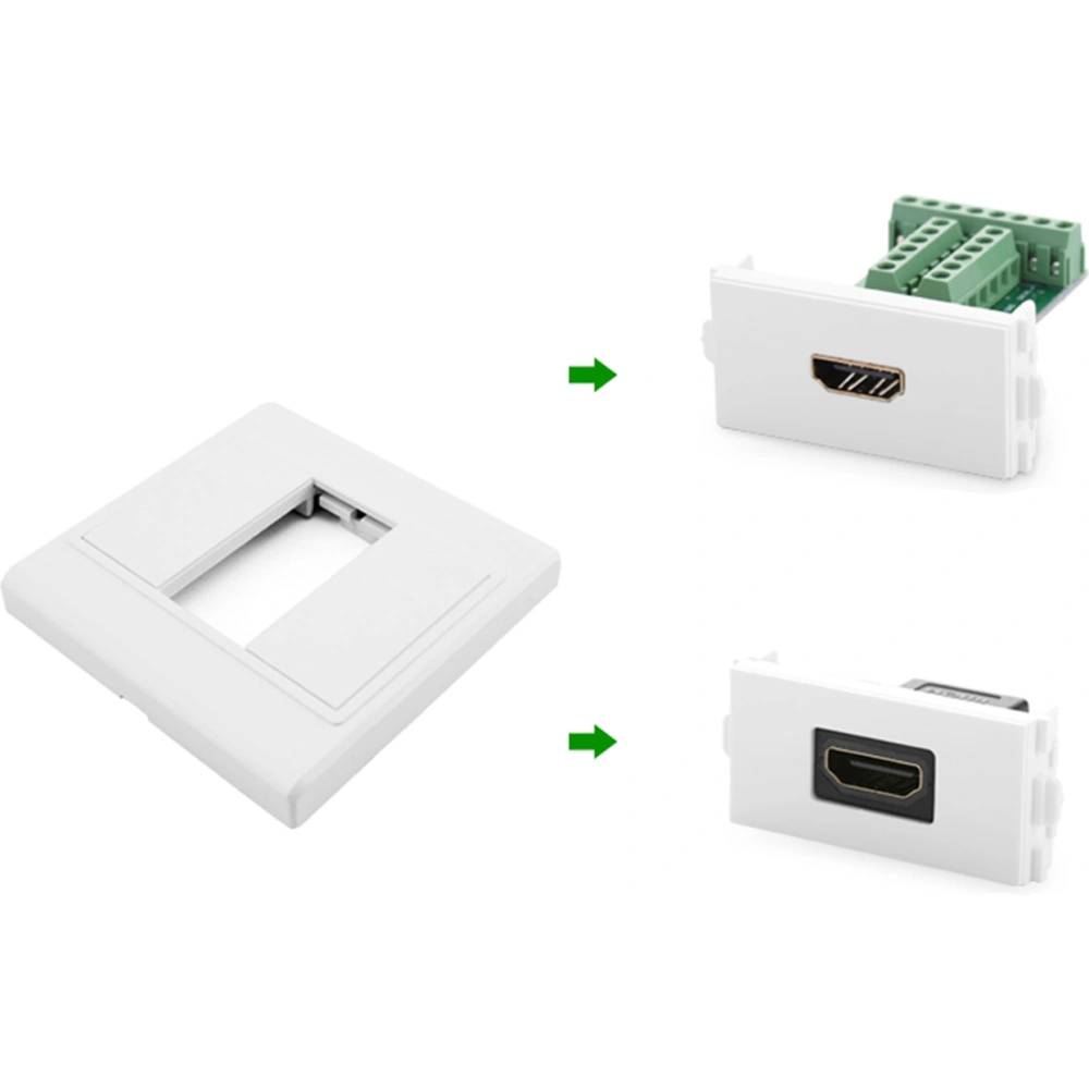 Hurtownia GSM - Ramka naścienna UGREEN HDMI (Socket 86) biała - UGR1481 - {ean13} - Hurt