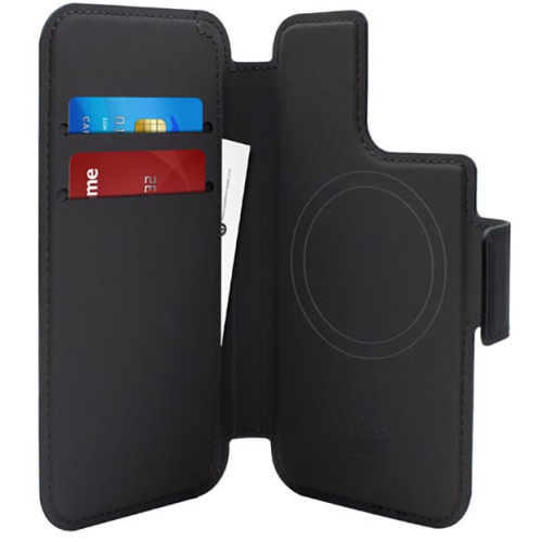 Puro Distributor - 8018417440670 - PUR656 - PURO Folio MagSafe Case Apple iPhone 14 Pro/13 Pro (black) - B2B homescreen