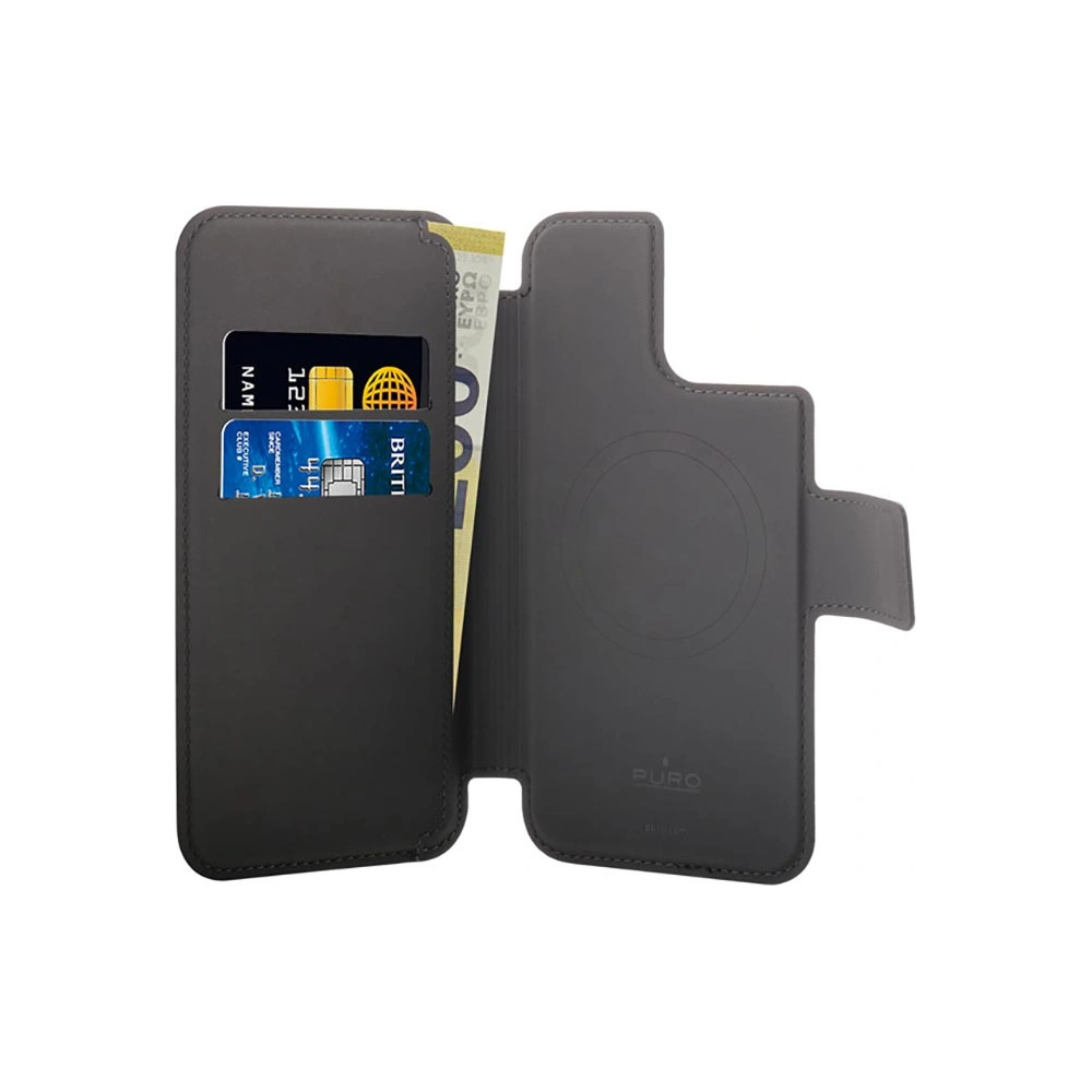 Hurtownia GSM - Etui PURO Folio MagSafe Case Apple iPhone 14 Plus / 15 Plus / 12 Pro Max (schwarz) - PUR657 - {ean13} - Hurt