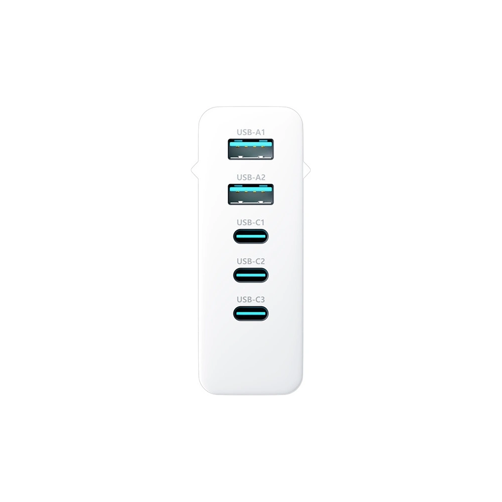 Hurtownia GSM - Síťová nabíječka 3MK HyperCharger GaN 140W 3xUSB-C + 2xUSB, PD+QC - 3MK4705 - {ean13} - Hurt